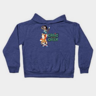 funny animation creek Kids Hoodie